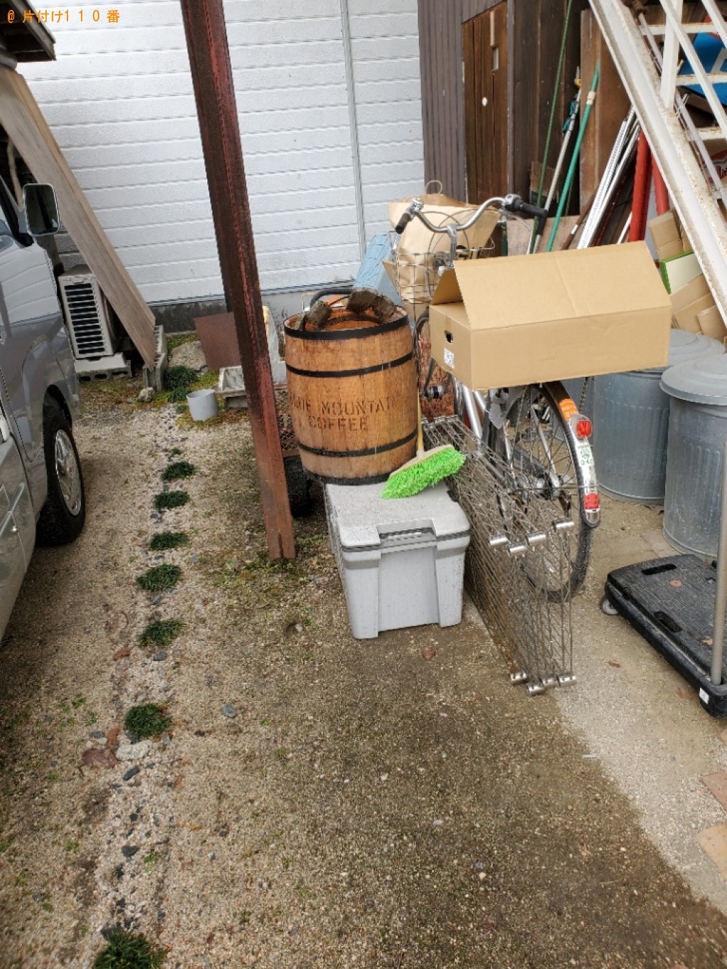 食器棚、洗濯機、自転車、ポリタンク、缶等の回収・処分ご依頼