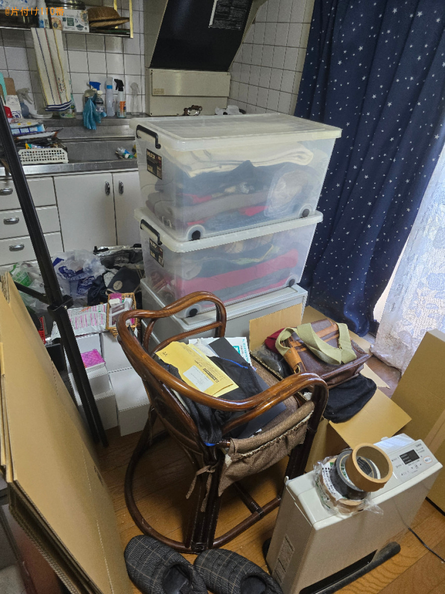 衣類の荷造りのお手伝いご依頼　お客様の声